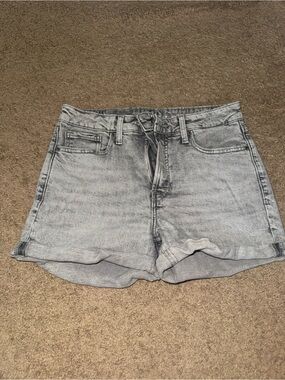 Old Navy Light Gray Faded Denim Shorts